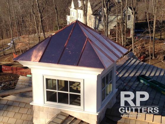 Copper-roofed cupola